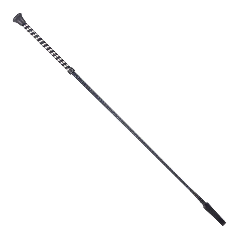 Country Direct Lurex Sparkly Riding Whip Navy